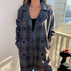Awesome plaid jealous tomato pea coat